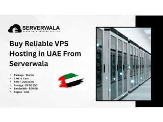 Buy Reliable VPS Hosting in UAE From Serverwala