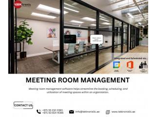 Meeting Room Software by Tektronix Technologies in Dubai, Abu Dhabi and UAE