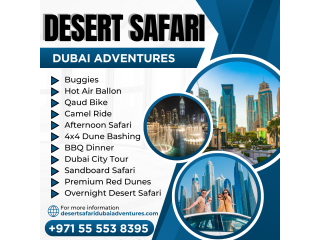 Dubai Desert Safari Adventures +971 55 553 8395