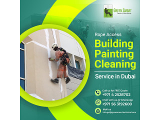 Expert Rope Access Building Painting services in Dubai