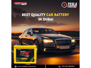 Best Quality Car Battery in Dubai - Tesla Power USA