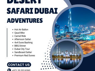 Dune Buggy Desert Safari Dubai 2024 / +971555538395