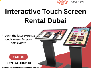 Where to Rent Interactive Touch Screens in Dubai?