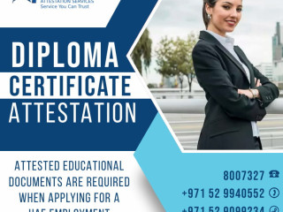 Diploma Certificate Attestation in UAE