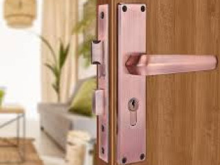 Godrej Mortise Lock 200MM I NEH 20 I Antique Copper Finish I Door Handle with Lock Set