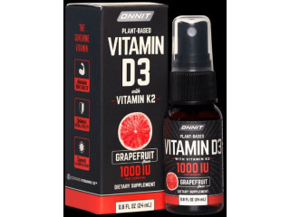 Vitamin D3 Spray with Vitamin K2 IN MCT OIL=