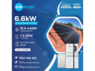 Affordable 6.6kW Solar System for Every Home!