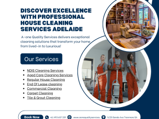 Experience Spotless Living: Professional House Cleaning Services in Adelaide