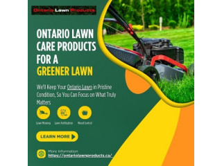 Enhance Your Turf with Top Ontario Lawn Products