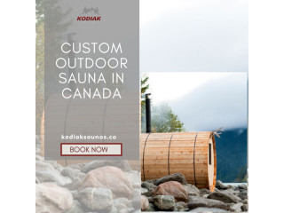 Custom Outdoor Sauna In Canada - Kodiak Saunas