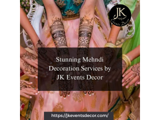 Stunning Mehndi Decoration Services by JK Events Decor