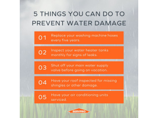 Prevent Water Damage - SERVPRO of North Vancouver