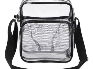 Clear Crossbody Stadium Purse - Fashionable & Secure