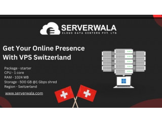 Get Your Online Presence With Serverwala’s VPS Switzerland