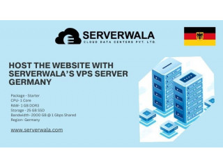 Host The Website With cheap Serverwala’s VPS Server Germany