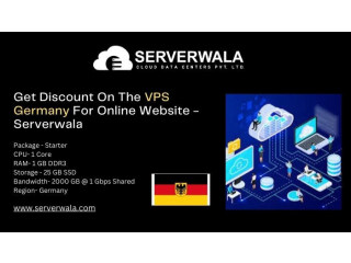 Get Discount On The VPS Germany For Online Website - Serverwala