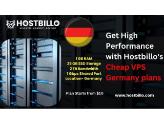 Get High Performance with Hostbillo's Cheap VPS Germany plans