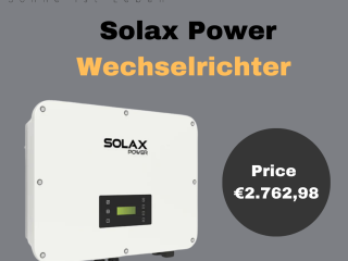 Hocheffizienter Solax Power Wechselrichter bei Solarvie