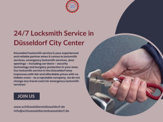 24/7 Locksmith Service in Düsseldorf City Center