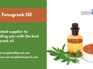 Top Supplier of Fenugreek Oil