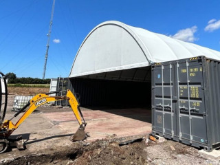 Container-Überdachung | Shield Canopy™: Marktführend & Robust