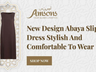 Women Sleeveless Slip Dress Under Abaya