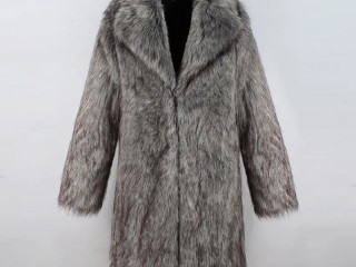 Men's Winter Plush Coat | Mid-Length Wool Fur Jacket for Ultimate Warmth & Style