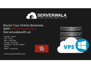 Boost Your Online Business With VPS Hong Kong - Serverwala