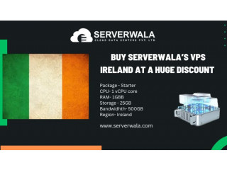 Buy Serverwala’s VPS Ireland At A Huge Discount
