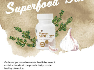Food supplement for better wellness: Garlic Thyme