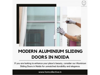 Modern Aluminium Sliding Doors in Noida