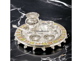 Silver Pooja Thali Collection: Traditional Designs for Sacred Rituals