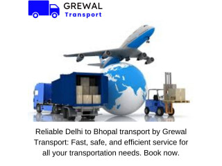 Delhi to Bhopal Transport