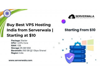 Buy Best VPS Hosting India from Serverwala | Starting at $10