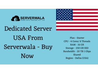 Dedicated Server USA From Serverwala - Buy Now