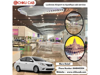 Reliable and spacious _ Lucknow airport to Ayodhya cab service