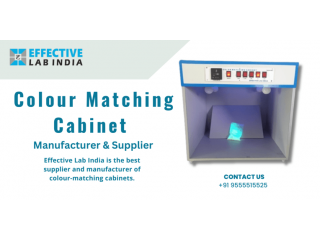 Effective Lab India: Leading Manufacturer and Supplier of Colour-Matching Cabinets