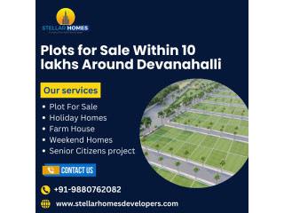 Plots for Sale Within 10 lakhs Around Devanahalli