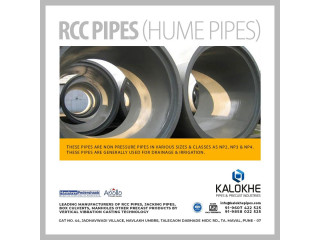 RCC Hume Pipes Manufacturer in Pune