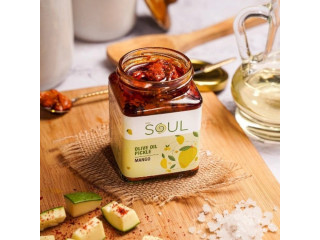 ADF Soul's Tangy Mango Pickle in Olive Oil