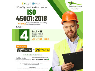 ISO 45001:2018 course Training in Kolkata