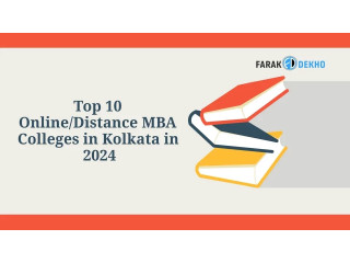 Top 10 Online/Distance MBA Colleges in Kolkata in 2024