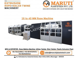 16-40 MM Rope Making Machine Manufacturer In India || Maruti Plastotech