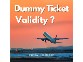Dummy Ticket Validity