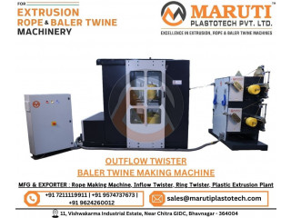 Outflow Twister Machine Manufacturer In India || Maruti Pastotech