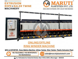 Online/Offline Ring Winder Machine Manufacturer In India || Maruti Plastotech