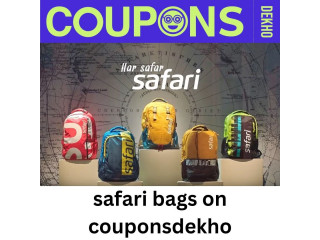 Unbeatable Deals on Safari Bags Save Big with CouponsDekho