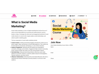 Social media marketing course in chennai