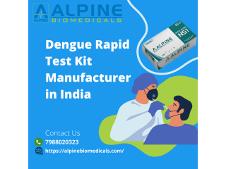 Dengue Rapid Test Kit Manufacturer in India