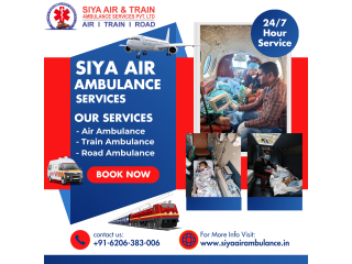 Siya Air Ambulance Service in Ranchi - All Medical Crew is Brilliant